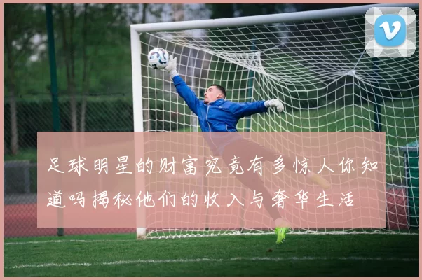 足球明星的财富究竟有多惊人你知道吗揭秘他们的收入与奢华生活
