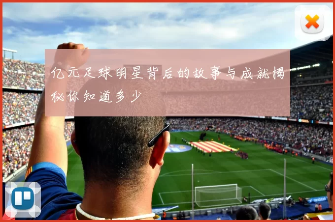 亿元足球明星背后的故事与成就揭秘你知道多少