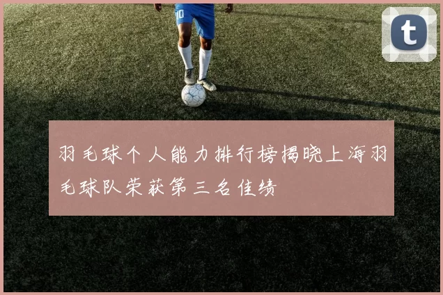 羽毛球个人能力排行榜揭晓上海羽毛球队荣获第三名佳绩